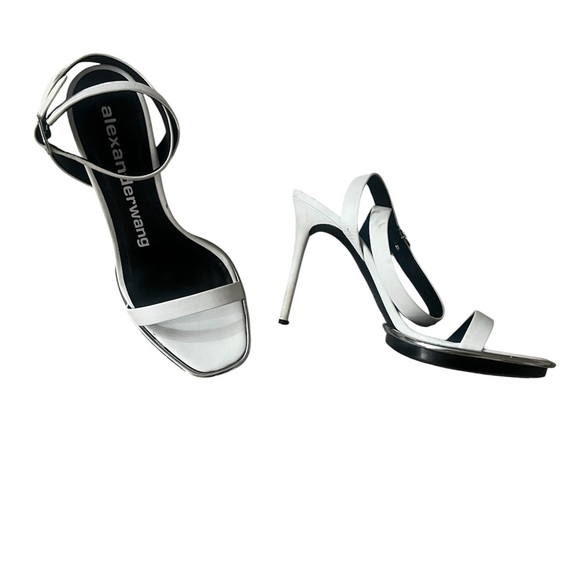 Alexander Wang White Leather Strappy Sandals – Size 39 - Picture 1 of 9